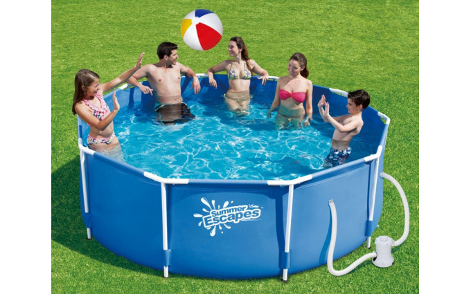 Бассейн каркасный + фильтр-насос 305х106см Summer Escapes Р20-1042-A Бассейн каркасный + фильтр-насос 305х106см Summer Escapes Р20-1042-A