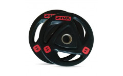Диск серии ZVO, резиновое покрытие, цветное лого, 15кг Диск серии ZVO, резиновое покрытие, цветное лого, 15кг